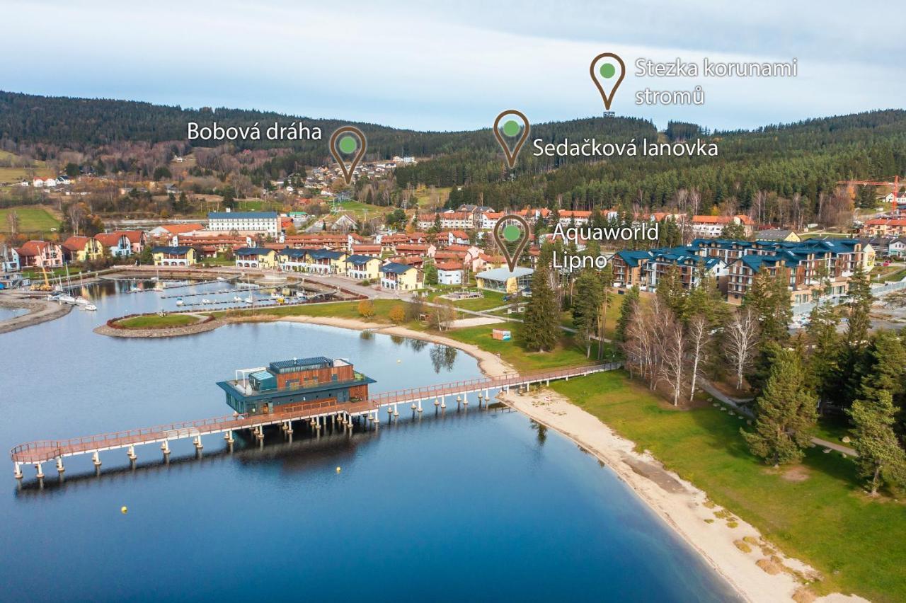 Moli Apartman S Privatni Saunou - Molo Lipno Resort Lipno nad Vltavou Dış mekan fotoğraf